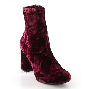🆕 Crushed Red Velvet Booties